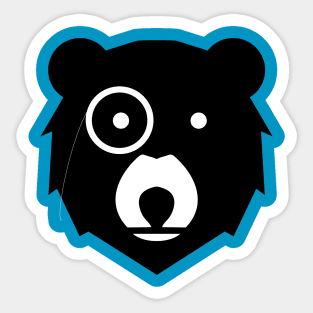 detective bear Sticker